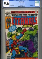 THE ETERNALS #15 CGC 9.6 WHITE PAGES INCREDIBLE HULK - SPIDER-MAN picture