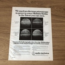 GRAM154 MAGAZINE ADVERT 11X8 AUDIO-TECHNICA AT 15S CARTRIDGE picture