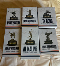 Detroit Tigers Collectible Replica Baseball Statue Set of 6 picture