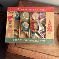 Vintage Poland Mercury Glass Fantasia Brand Ornaments Nine picture