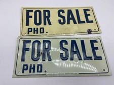 vintage metal for sale sign ok mfg houston texas 7