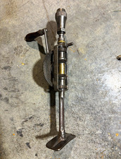Vintage Original Hand Crank Geared Breast Drill, Eggbeater Style, Ratchet picture