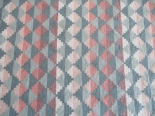 4 uncut yards vintage Cotton Fabric Santa Fe Southwestern Geometric motif picture