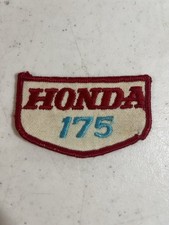 Vintage 1970s Honda 175 Biker Patch Twin Cylinder Engine Memorabilia NOS VTG 70s picture
