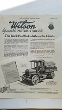 1919 JC Wilson company Coffin packing and provision truck vintage ad picture