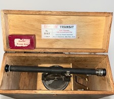 VINTAGE L.S. STARRETT NO. 99F TRANSIT W/TELESCOPE & ACCESSORIES No Long legs picture