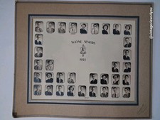 Vtg 1954 Wayne OK High School Senior Class Photo Original 1950s Student Pictures picture