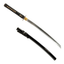 Aluminum Practice Japanese Katana Musashi Premium Unsharpened Training Sword picture