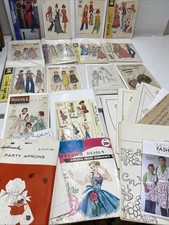 ~30 Vintage Sewing Patterns  1940-70s Dress Aprons McCall Simplicity Butterick picture