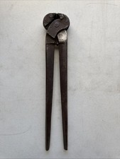 Vintage CAREW'S 14, End Nippers, Warranted Forged Steel, Farrier or Blacksmith picture