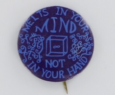 Timothy Leary LSD 1963 Pin Hippy Culture Acid Psychedelic Drugs Harvard Tim picture