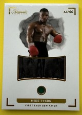 Mike Tyson 2022 Keepsake First Ever Gem Patch Relic  42/50.  Green Onyx. Mint.  picture