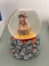 Disney Aladdin Arabian Nights Musical Snow Globe Waterball w/Box Vintage 1992 picture