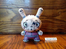 Dunny Series the Bots' Scared Silly KidRobot Cracked Porcelain Doll Red 2/24 picture