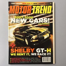Shelby GT-H Cadillac XLR-V Motor Trend Sept 2006 & 2007-2008 New Cars 170 Models picture