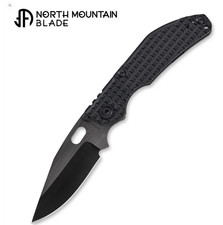 BBNM 2522-DT Bowie Folding Knife CPM-3V DLC Blade Gray Titanium Handle Brand New picture