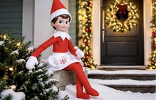5 FT POSEABLE ELF ON THE SHELF GIRL CHRISTMAS DECORATION LOWES 2026 picture