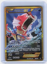 2016 Pokemon XY Full Art Gyarados EX Breakpoint 123/122 Secret Rare NM-LP picture