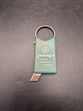 Vintage Action Line Holland Box Cutter Keychain Young's Livestock Advertising picture
