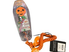 NEW Hyde & EEK Halloween Translucent Plastic Retro Phone Decorative Lights Sound picture