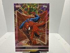 2026 Topps Marvel Neon Spider-Man  Jubilee's Yellow & Pink Fireworks Foil  /89 picture