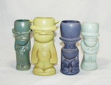 MUNKTIKI Creeps 2001 Full Set Bosworth Bruiser Master Mind Worm Monster Tiki Mug picture