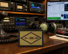 Amateur Radio Ham Operator Morale Patch Tactical Military USA  Hook Tab picture
