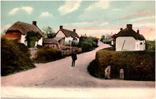 Sway Village in New Forest Hampshire England 1900s Antique Postcard UK picture