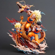 27cm Dragon Ball Z Goku Gohan Super Saiyan Shenron Figure Statue Toy Gift picture