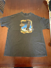 Vintage 1999 Harley Davidson Shirt Mens 2XL Marquette MI Bald Eagle Chasing Wind picture