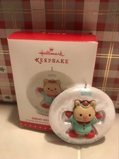 HALLMARK GREAT GRANDDAUGHTER 2015 CHRISTMAS KEEPSAKE ORNAMENTS SNOW ANGEL BEAR picture