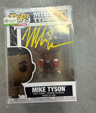 Mike Tyson Signed Funko Pop Boxing #01 Yellow Auto JSA Witnessed WA355914 picture