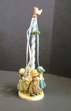 Olszewski Goebel Hummel Miniature Figurine Ring Around the Rosie May Pole #286-P picture