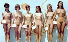 Classic Vintage Nude Beauty Contest Girls Photo HN K762976T picture