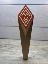 TEN MILE BREWING CO. Craft Beer Bar Keg Wooden Tap Handle picture