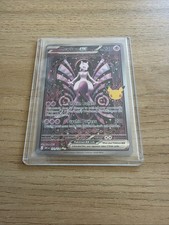 Pokémon TCG Mewtwo Ex 151/128 30th Celebration IAR. Mint Condition Card picture