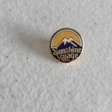 VTG Sunshine Village Banff Canada Ski Resort Lapel Pin Brooch Skiing Souvenir picture