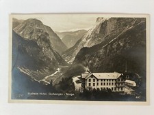 Vintage Postcard Early 1900 Stalheim Hotel Gudvangen Norge Eneberettiget Mittet picture
