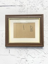Vintage 1990s Laminate Wood Picture Frame Document Degree Certificate Award picture