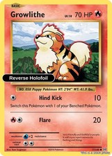 Growlithe : EVO Reverse Holofoil - 17/108 Lightly Played picture