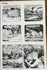 Dan Spiegle - ELVIRA, MISTRESS OF DARKNESS #2 Original DC Horror Comic Page - 3 picture