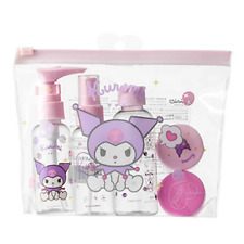 (Set of 6) New Sanrio Kuromi Lotion Spray Bottle Container Bag Dispenser Travel picture