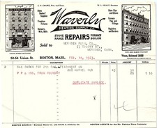 1923 Waverly Heating Supply Co. Boston Heating Supply Billhe picture