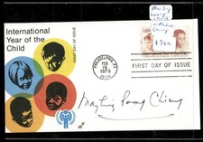 Mailing Soong Chang Madame Chiang Signed 1st Day AUTO   Over 1000 Covers 4 sale picture