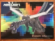 2025 Panini Minecraft SE - Ender Dragon Obsidian Colorblast SSP Case Hit picture