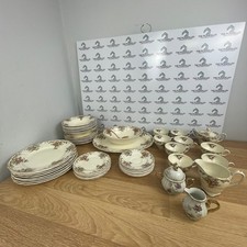 Royal Petal Grindley Marlborough Fine China Dinnerware Set Floral Pattern picture