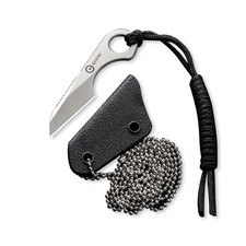 CIVIVI Gramis Mini Fixed Blade Neck Knife for EDC, Swedish 14C28N Steel, With Ky picture