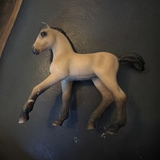 Schleich Tan Andalusian FOAL Colt Baby Horse Animal Figure 2009 Retired Farm Toy picture