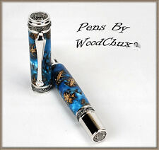 Handmade Stunning Mini Pine Cones Rollerball Or Fountain Pen ART SEE VIDEO 1185 picture