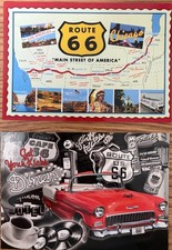 ROUTE 66 - Main Street of America - 2 Postcards - unposted picture
